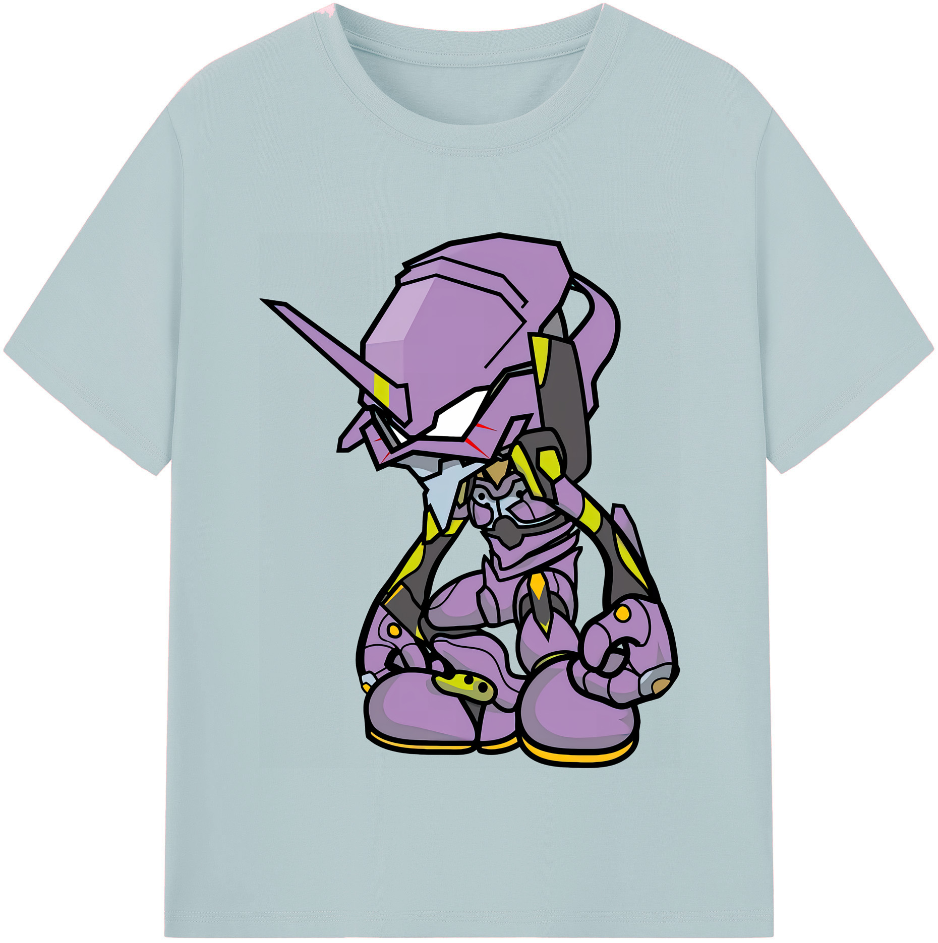 （画像用） EVA 新世紀エヴァンゲリオン 綿100％半袖Tシャツ（フロントプリント）